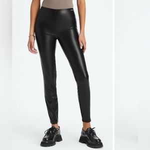 Fabletics Vegan Leather Pull on Leggings
